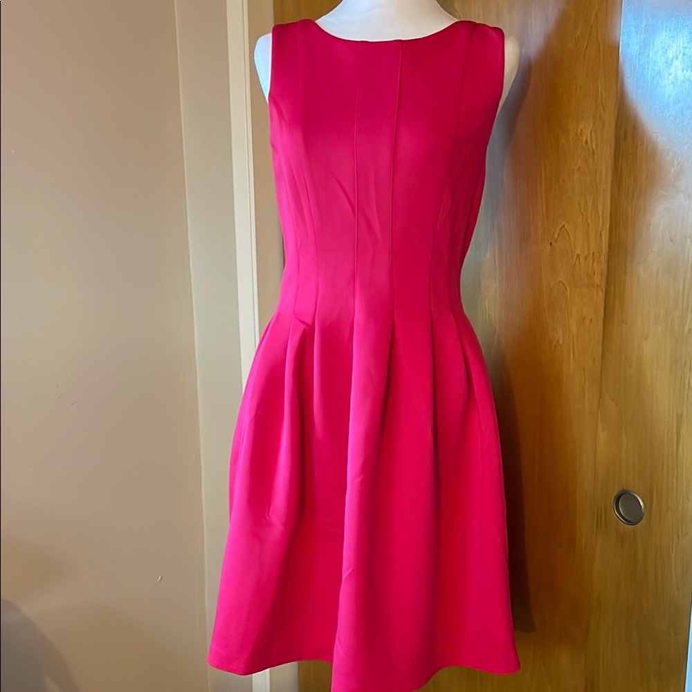 Elegant Pink Sleeveless Dress